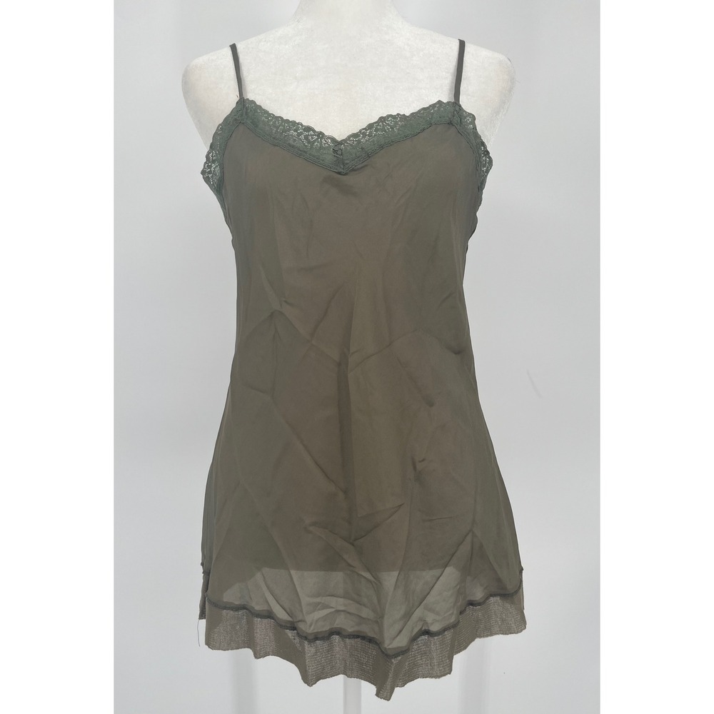 Johnny Was 4Love Silk Lace Cami Top Romantic Luxe Boho Fairy Autumnal Y2K Sz S